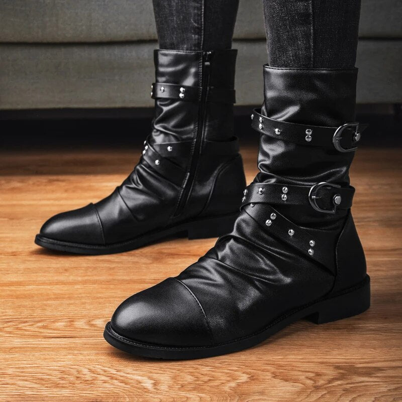 Adam - Stilvolle Und Elegante Lederstiefel