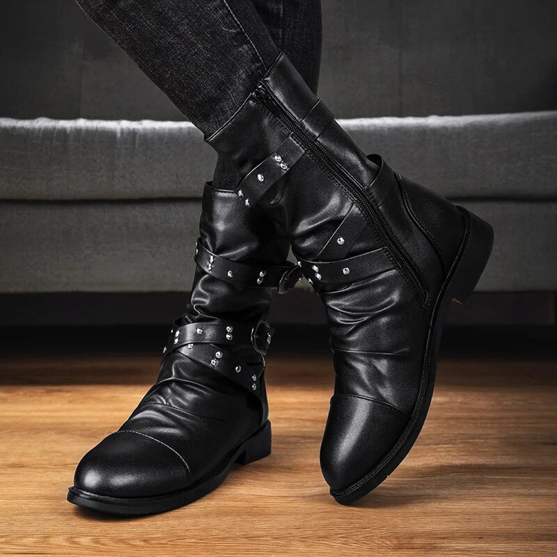 Adam - Stilvolle Und Elegante Lederstiefel