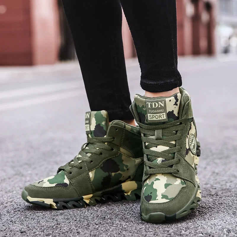 Elyse - Bequeme Und Ausgefallene Camouflage-Sneakers