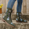 Ries - Einzigartige Stiefel Mit Blumen