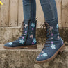 Ries - Einzigartige Stiefel Mit Blumen