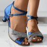 Lara - Elegante Pailletten-Sandalen