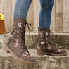 Ries - Einzigartige Stiefel Mit Blumen