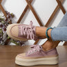 Ella - Modische Und Trendige Plateau-Sneakers