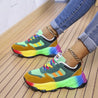 Annelie - Regenbogen Turnschuhe