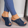 Alice - Elegante Und Schicke Denim-Sandalen